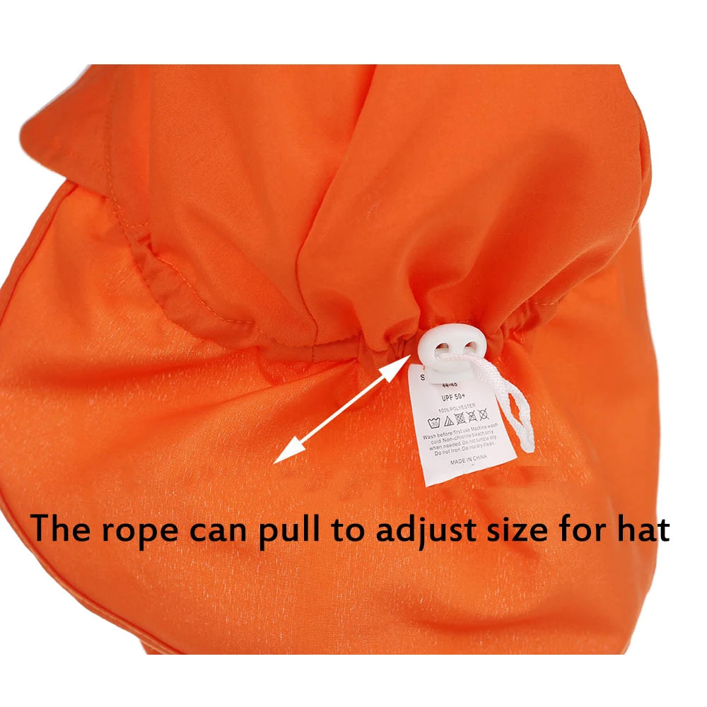 Baby Summer Sun Hat Children Outdoor Neck Ear Cover Anti UV Protection Beach Caps Kids Boy Girl Swimming Flap for 0-5 Years | Детская