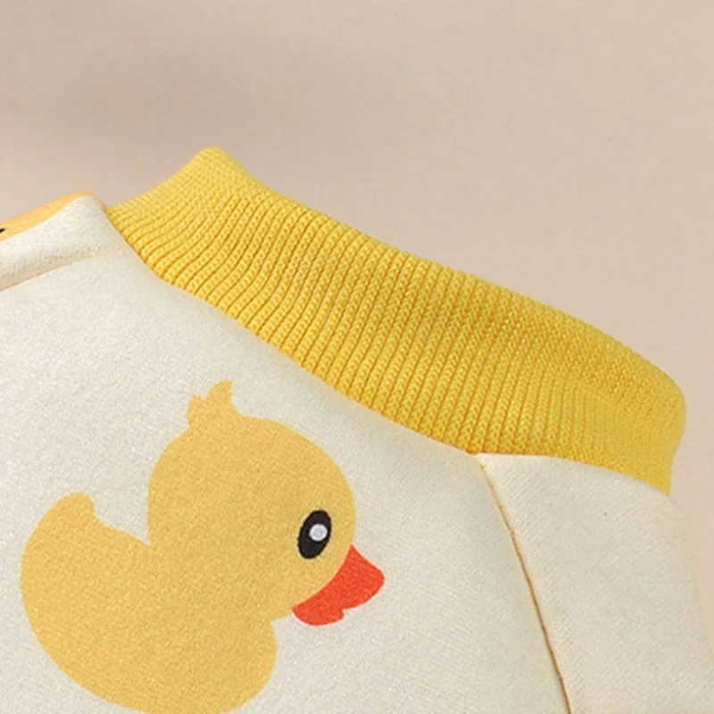 Детская одежда для домашних животных мультяшная собака костюм с принтом