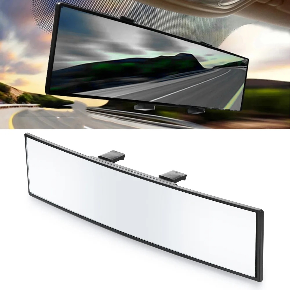 Универсальное автомобильное зеркало заднего вида 270/ 300 мм широкоугольное