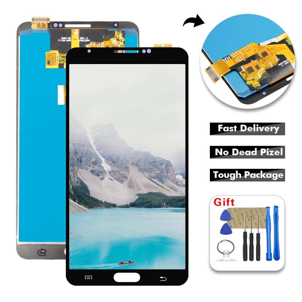 ЖК-дисплей с сенсорным экраном и дигитайзером в сборе для Samsung Galaxy Note3 Note 3 N9000 N9005