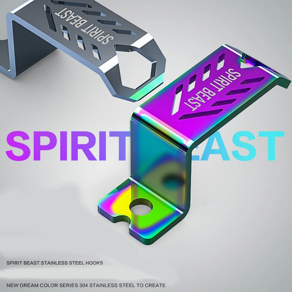 Spirit Beast, мотоциклетный крючок, багажный шлем, аксессуары для мотоцикла, скутера, универсальные гаджеты, внедорожный, Atv, ремень, вешалка, держатель