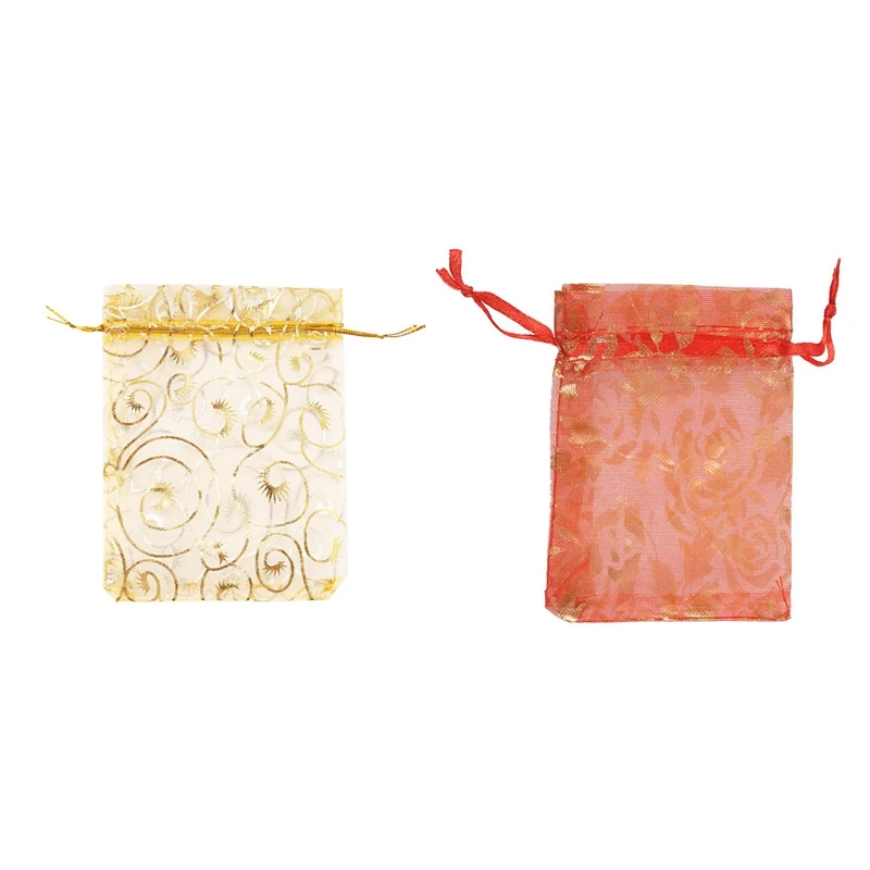 

200 шт., свадебные подарочные пакеты для ювелирных изделий