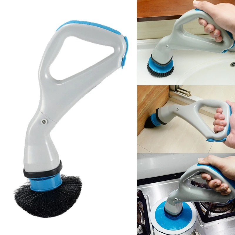 

Muscle Scrubber Electric Cleaning Brush Spin Cordless Chargeable Cleaner 4 in 1 Home Cleaning Tools Tile Brush