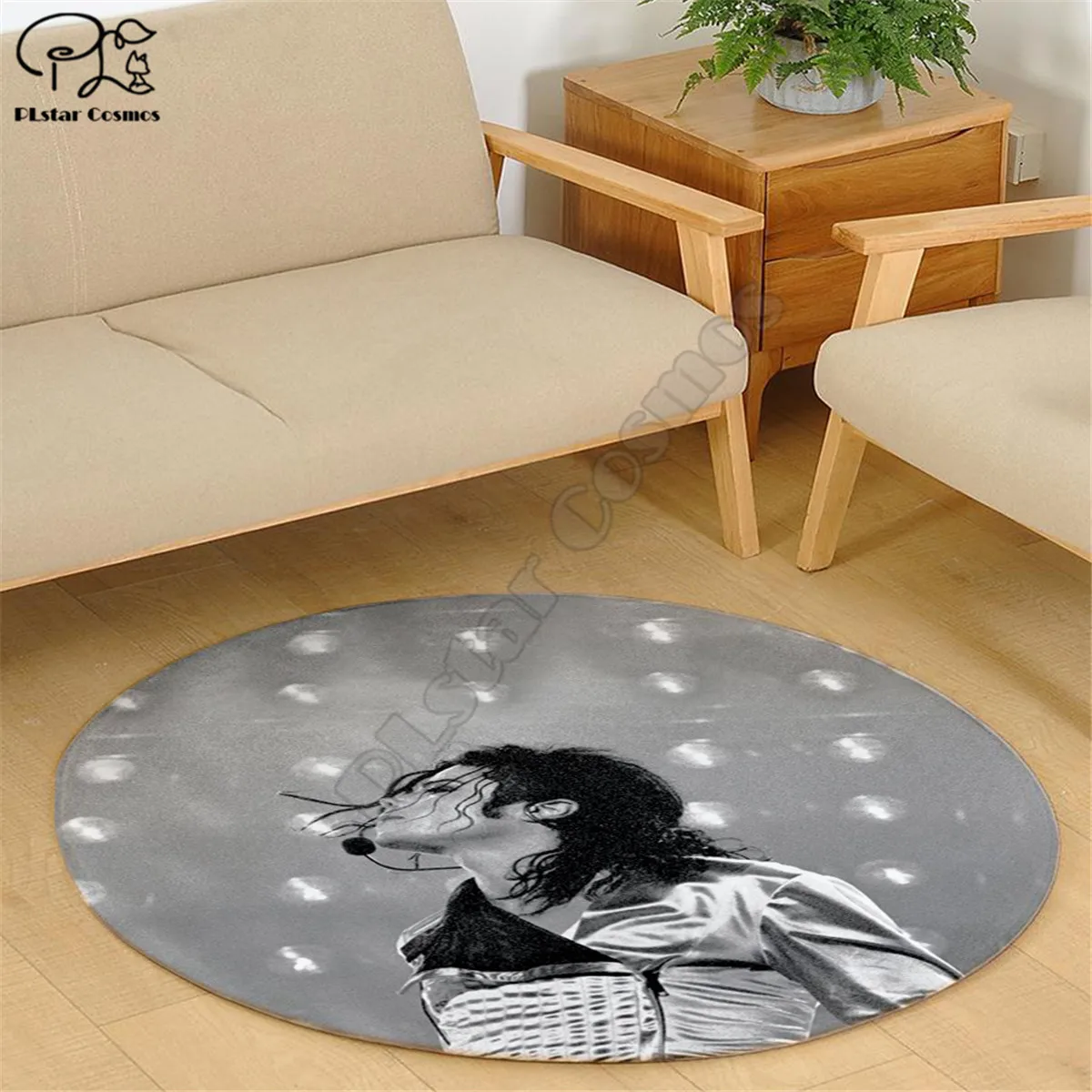 

Michael Jackson pattern carpet Square Anti-Skid Area Floor Mat 3D Rug Non-slip Mat Dining Room Living Room Bedroom Carpet