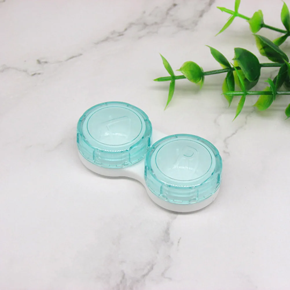 15 шт. кейс для контактных линз легкий компактный яркий цвет Контейнер чехол