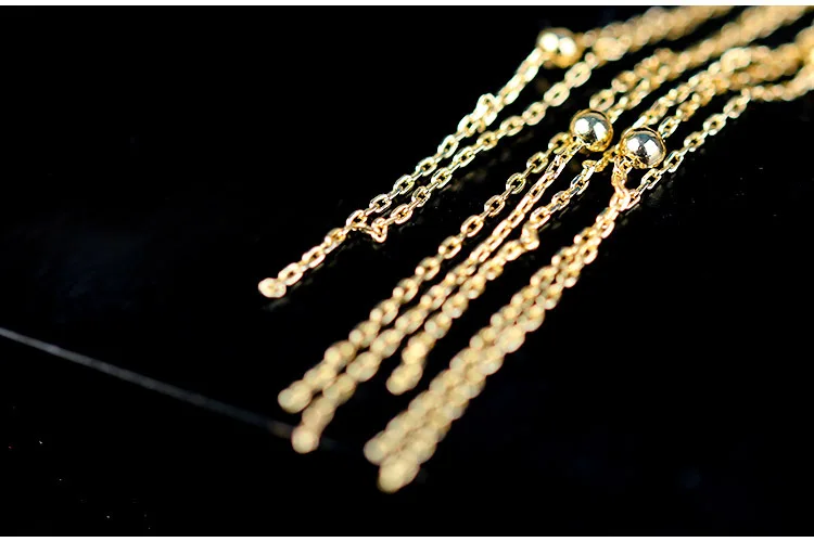 

Krasivaya Natural Flower Shell Pearl Long Fashion Earrings For Women