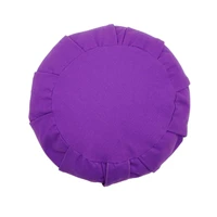 round washable 100 cotton solid with buckwheat meditation zafu seat cushion pleated yoga removable floor zippered pillow