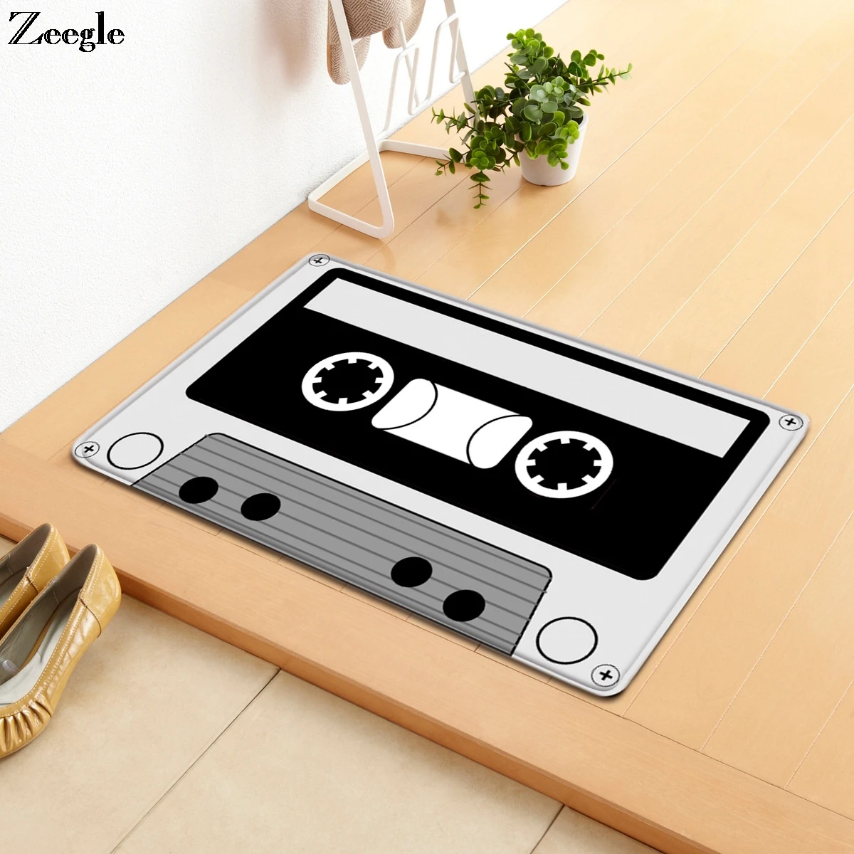 Zeegle Противоскользящий коврик для двери ванной комнаты прихожей впитывающий