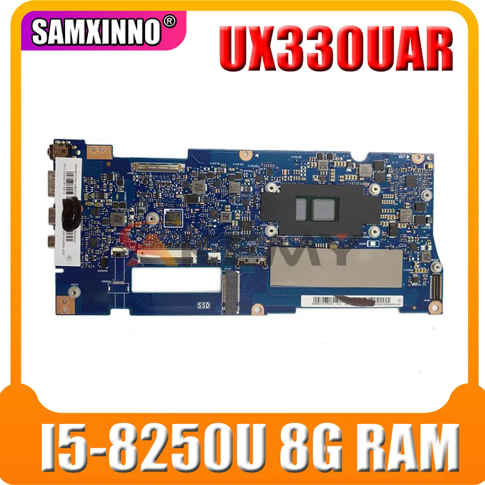 

Ux330лампы, с процессором I5-8250U 8 ГБ, для ASUS ux33077, UX330UA, UX330U, U3000U, материнская плата ноутбука, Протестировано нормально