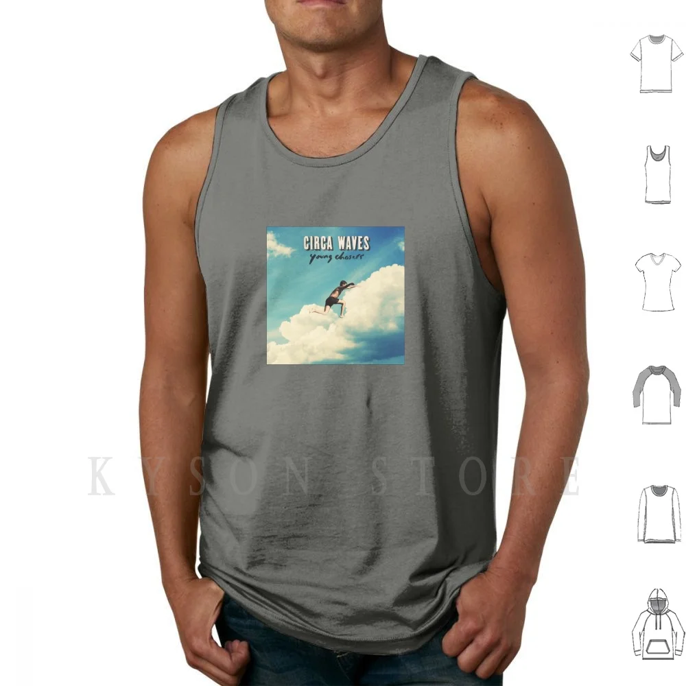 Circa Waves-Young Chasers Tank Tops Vest 100% Cotton Circa Waves Young Chasers Indie Music Band Boy Boy Band
