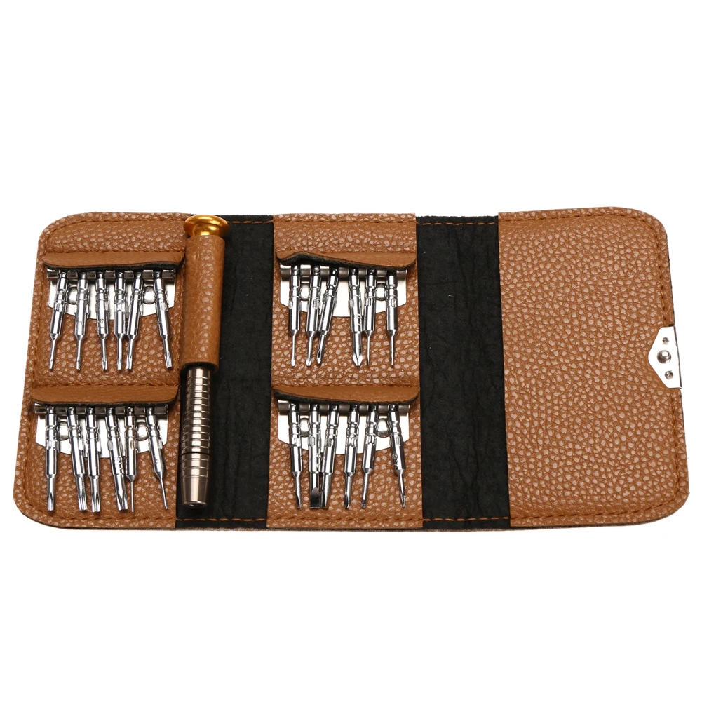 

Mini Precision Screwdriver Set 25 in 1 Torx Electronic Screwdriver Opening Repair Tools Kit for iPhone Camera Watch Tablet PC