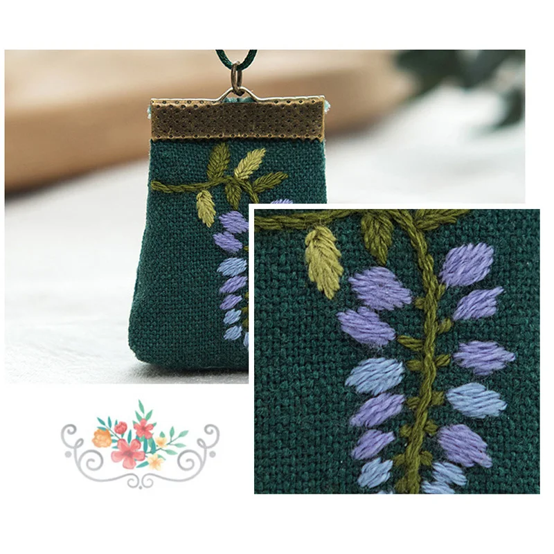 Набор для вышивания ожерелье саше цветок наборы вышивки крестиком с пяльцами