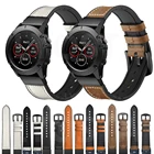 Ремешок для наручных часов Garmin Fenix 7 7X 6X 6Pro 5X 5 Plus 3HR Enduro спуск Mk2, быстросъемный кожаный браслет для умных часов, 26 22 мм