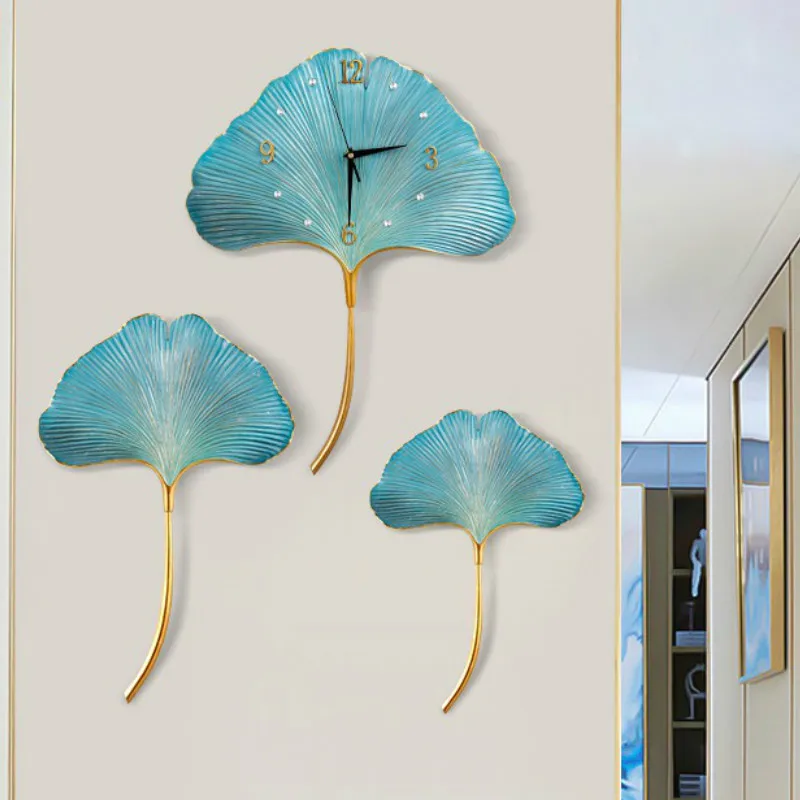 Листьев гинкго светильник Роскошная настенная декорация на стене для творческих