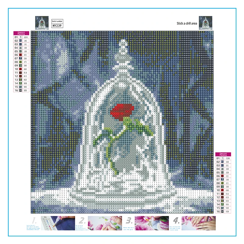 5D DIY Набор розовых алмазных картин для взрослых полная дрель алмазная живопись