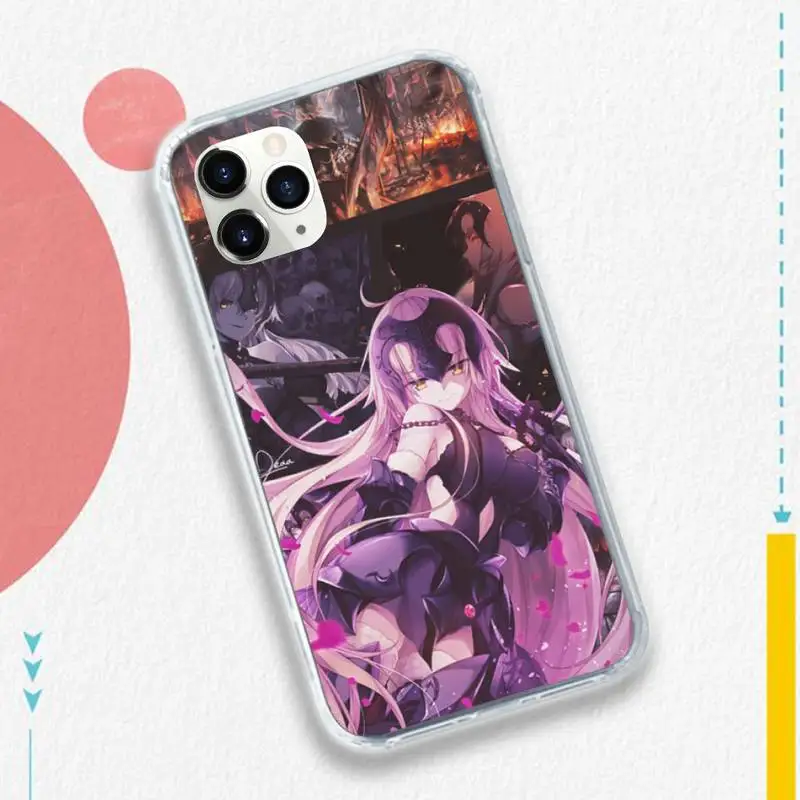 

Fate Grand Order japanese anime manga Phone Case for iPhone 11 12 pro XS MAX 8 7 6 6S Plus X 5S SE 2020 XR luxury design shell