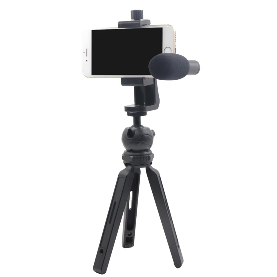 Гибкий мини штатив MAMEN для телефона подставка камеры с микрофоном держатель