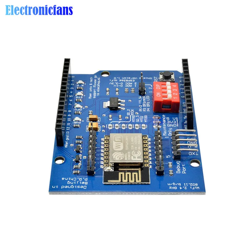 ESP8266 ESP-12E UART wifi беспроводной Щит макетная плата для Arduino UNO R3 схемы модули плат один
