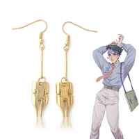 thus spoke kishibe rohan fountain pen earring jojos bizarre adventure cosplay ear clip anime souvenir accessories
