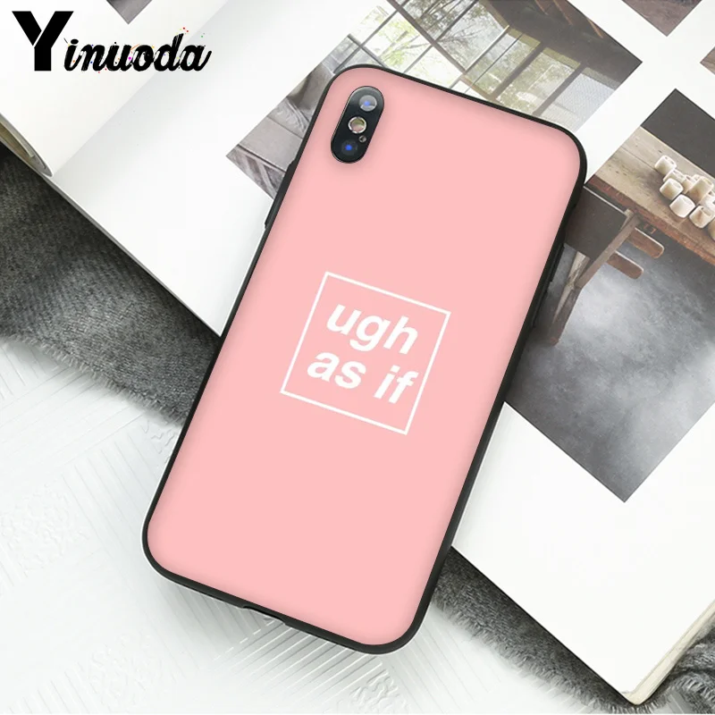 Yinuoda без ключа ugh как если бы цветной милый чехол для телефона Apple iPhone 8 7 6 6S Plus X XS MAX 5