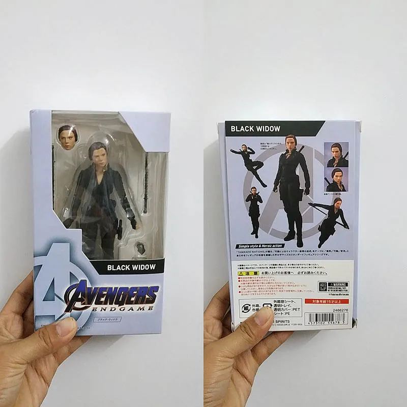 2 стиля 15 см SHF Фильм Мстители Бесконечность война черная вдов фигурка модель игрушки кукла для подарка