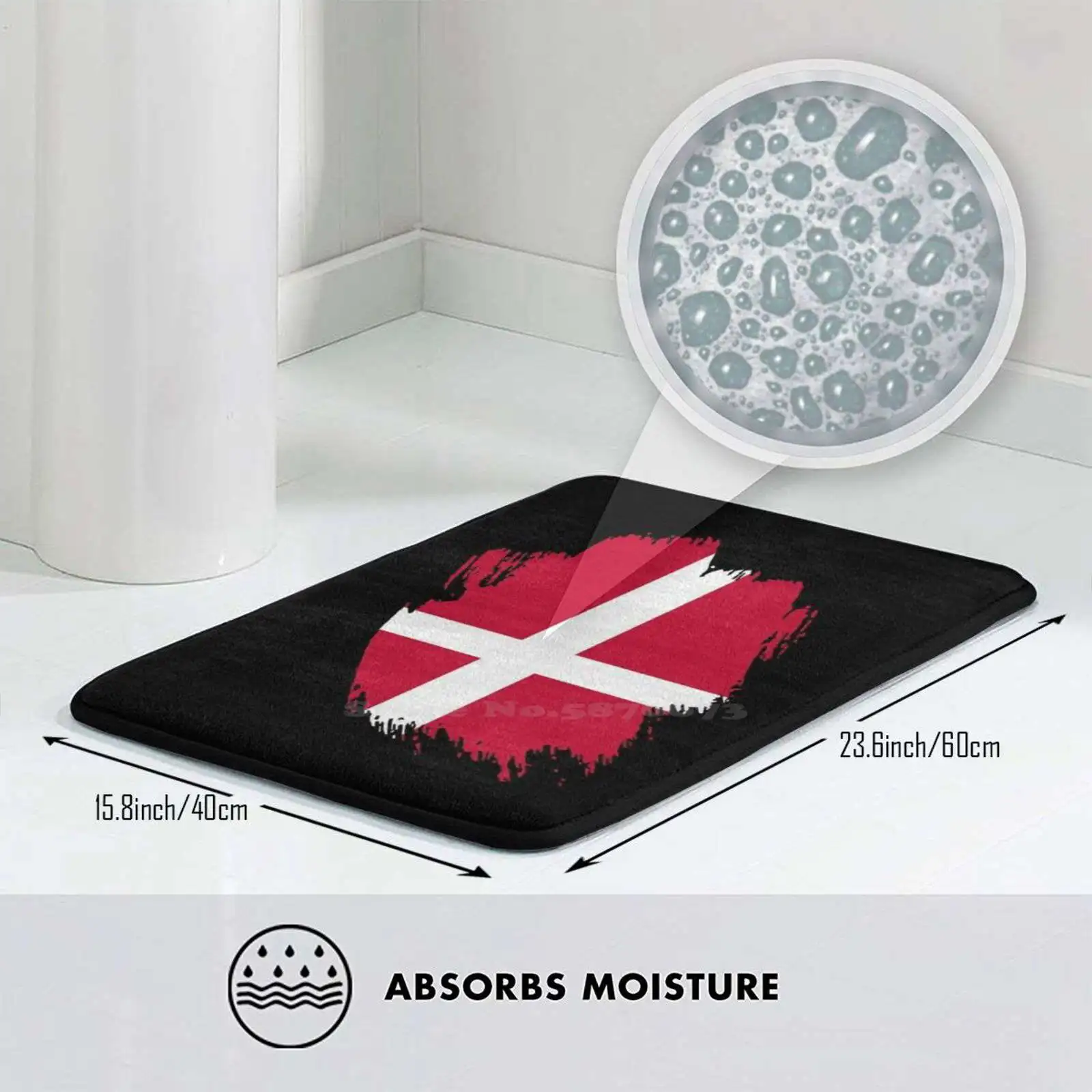 Дания Датский флаг мягкие интересные товары для помещений ковер Копенгаген |