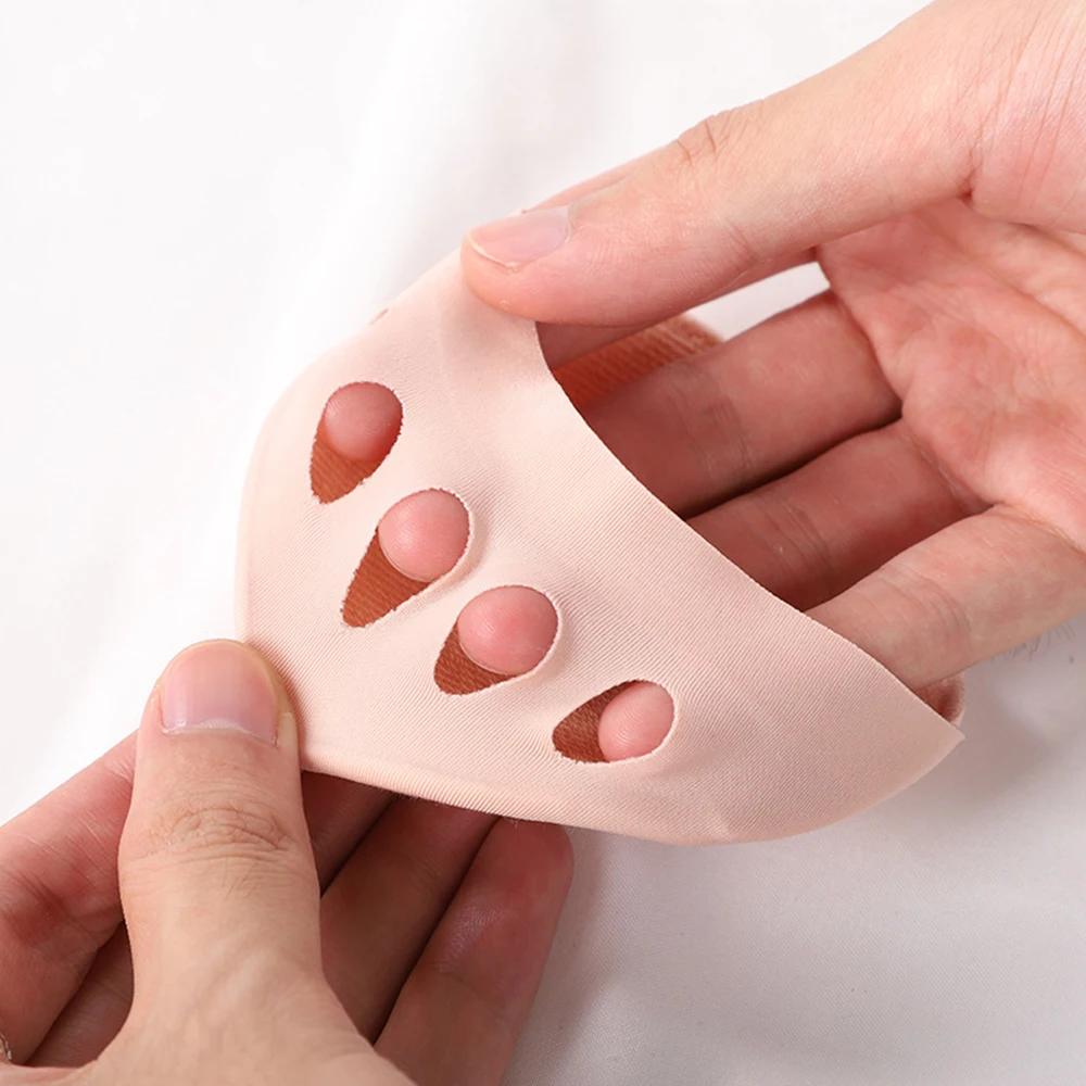 1 пара подушечек для передней части стопы женщин сотовые тканевые подушечки