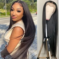 women wigs straight 13x4 lace front human hair wigs for women human hair pre plucked hd lace frontal wigs 180 brazilian hair