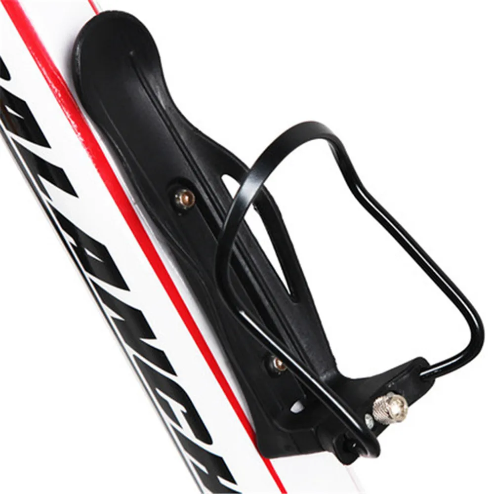 Bicycle Aluminum Adjustable Handle Water Bottle Kettle Holder for Travel Cycling Portable with Fixed Screw Adjustment Knob | Спорт и