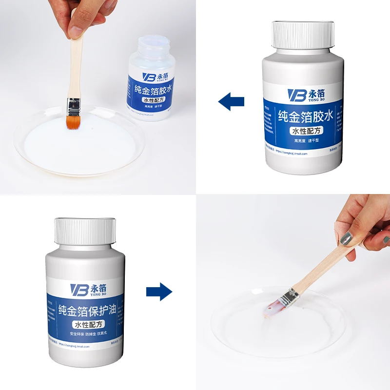 Клей для золочения фольги на водной основе 100 мл | Дом и сад