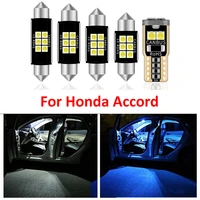 10pcs led lamp car bulbs interior package kit for honda accord 2003 2012 accessories map dome door plate light car accessories