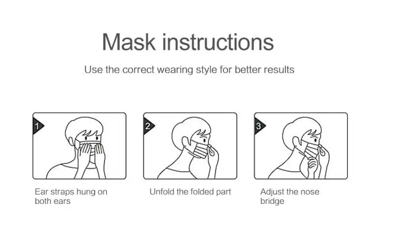 FFP2 розовая KN95 маска для лица женщин маски-капы многоразовая против пыли Черная