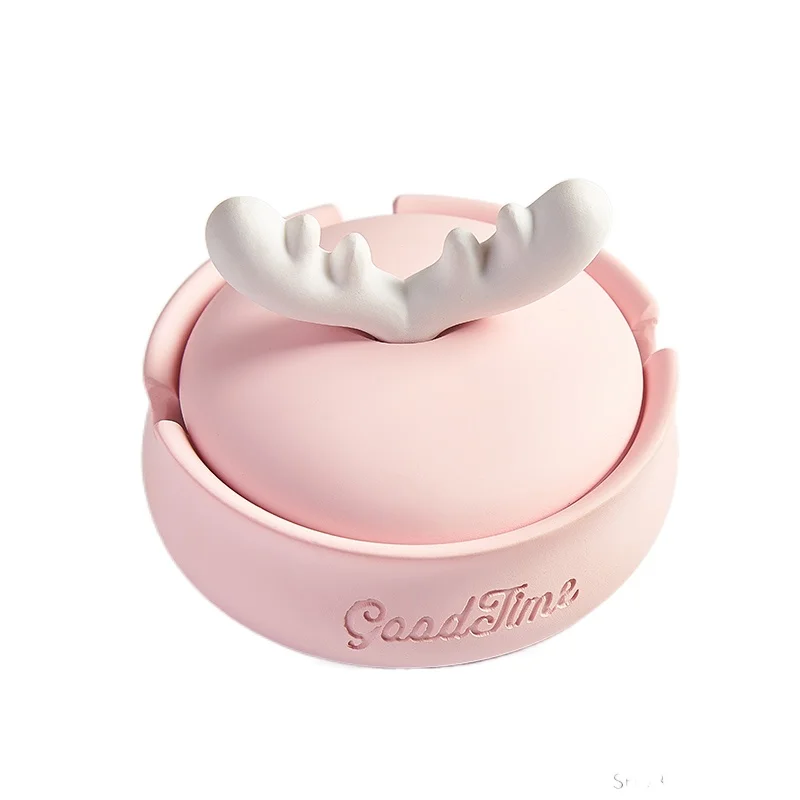 

Nordic Cute Bubble Girls Ashtray With Lid Smoking Weed Resin Ash Tray Gift For Boyfriend Gadgets Home Accessories