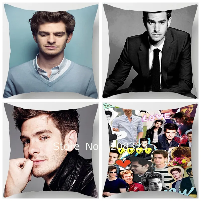 

ZENGIA Andrew Garfield Pillow Case Cushion Cover 45x45cm Throw Pillow Cover Decorative Pillowcase