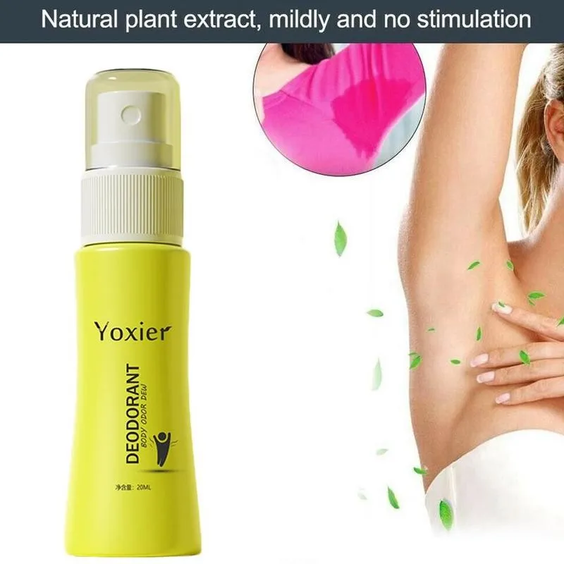 

20ml Removal Underarm Odor Deodorant Spray Clean Smell Deodorant Antiperspirant Deodorant Lasting Aroma Unisex Body Care