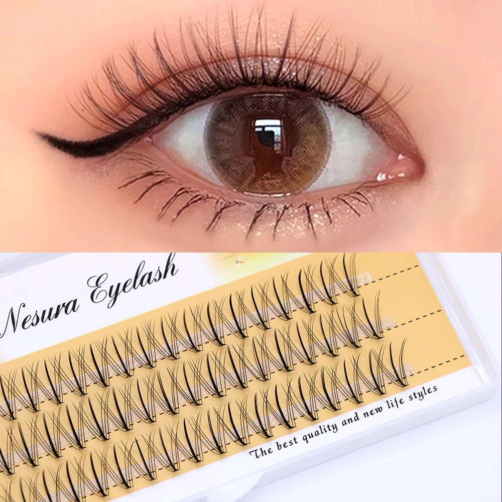 

60 шт., отдельные ресницы из норки