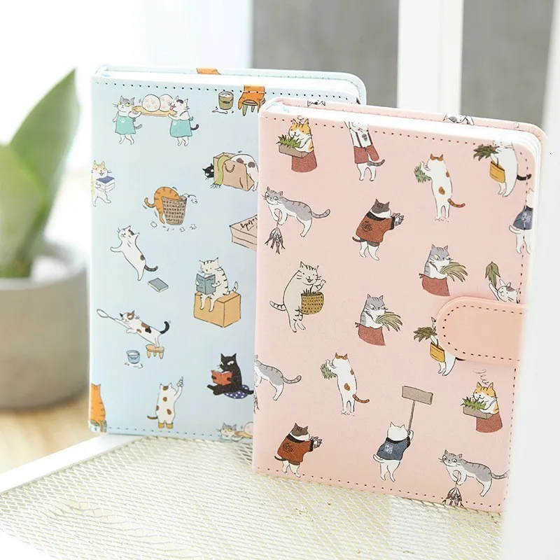 1 шт. милый мультяшный Блокнот записная книжка Kawaii Cat Sketchbooks еженедельник блокнот школьные офисные принадлежности 016021