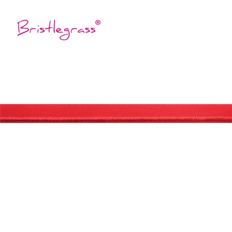 BRISTLEGRASS 2 5 10 Yard 3/8&quot 10mm Elastic Piping Band Rope Nylon Bias Tape Welting Cord Bedding Underwear Lingerie Sewing Craft |