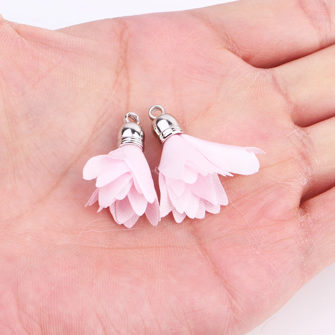 

10pcs/lot Little Flowers Tassels Handmade Jewelry Findings Components Jewelry Making Diy Earring Jewelry Accessories