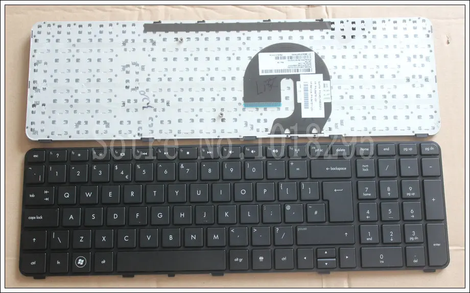 

NEW UK Laptop Keyboard for HP Pavilion dv7-4000 DV7-4050 dv7-4100 dv7-4200 dv7-5000 dv7t-5000 LX7 UK Black with frame keyboard