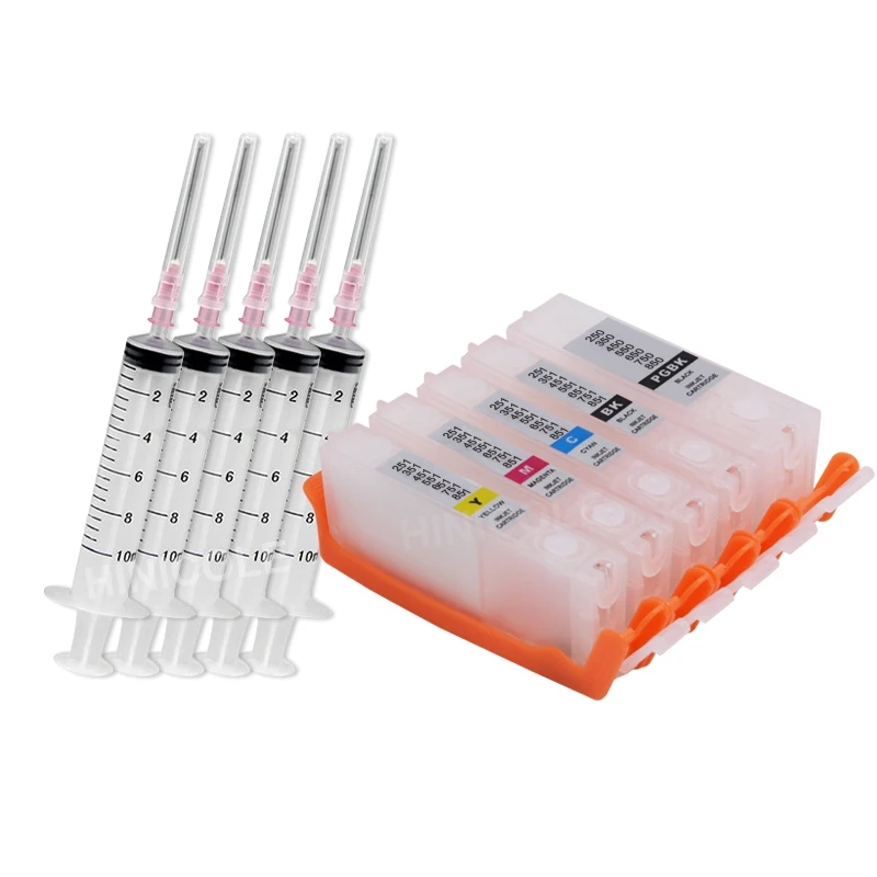 HINICOLE пополнения чернил комплект + картридж для Canon PGI-450 CLI-451 PIXMA IP7240 MG5440 MG5540 MG6440 MG6640