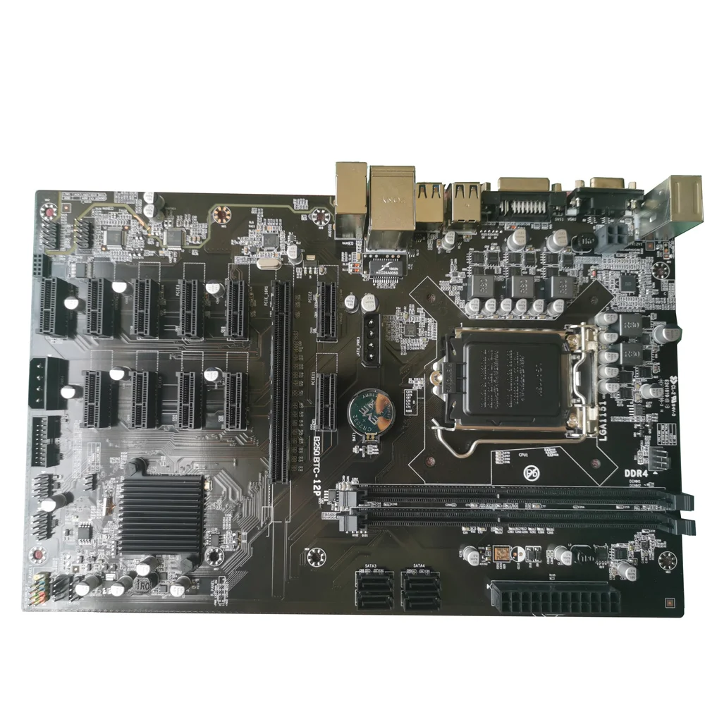 

Support 12 GPU Graphics Card Mining motherboard BTC_B250