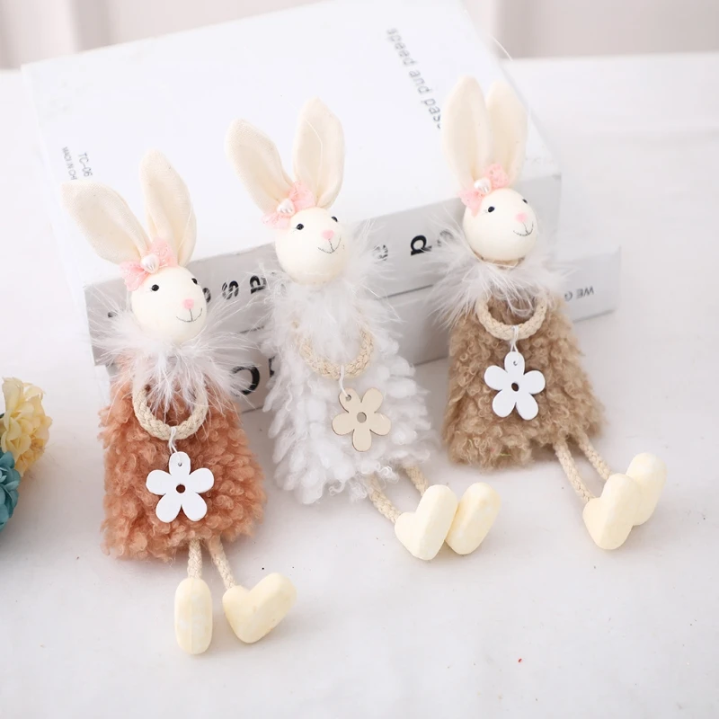 

Cute Alpaca Rabbit Bunny Hanging Ornament for Happy Easter Decoration Kids Gifts