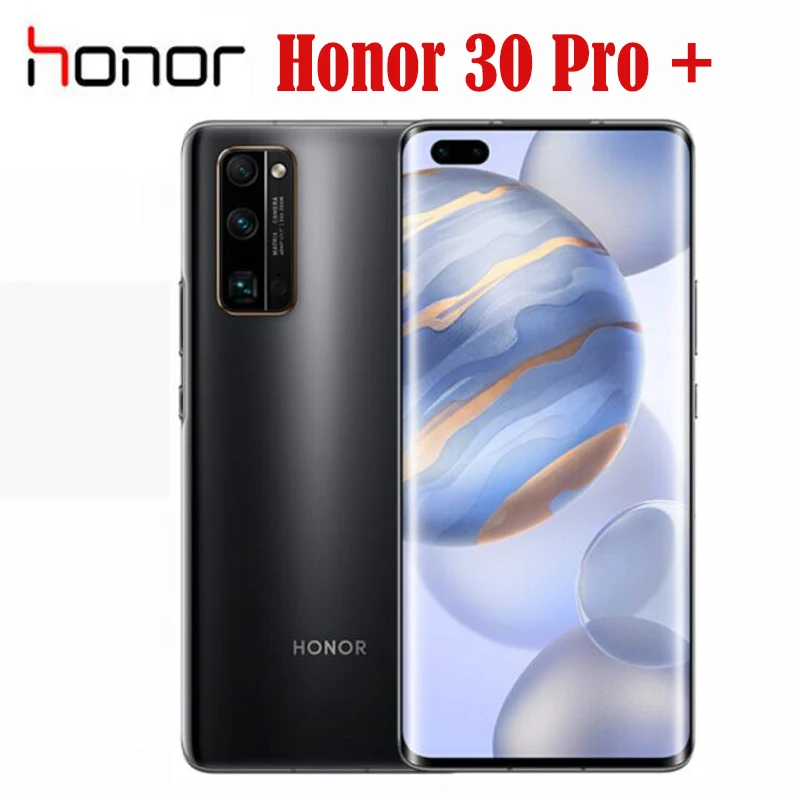 Новый оригинальный официальный Honor 30 Pro + плюс 5G смартфон 6 57 'ྖ Гц OLED Kirin 990 Octa Core