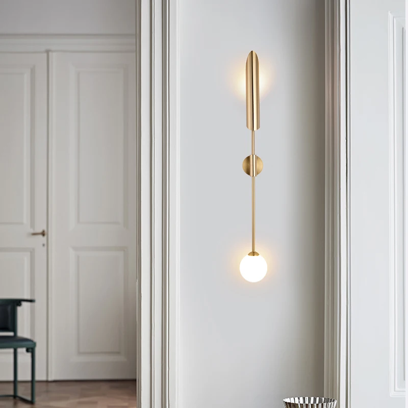 

Современный минималистичный настенный светильник в скандинавском стиле, ночники для гостиной, лофт, лестницы, туалетный столик, комнасвети...