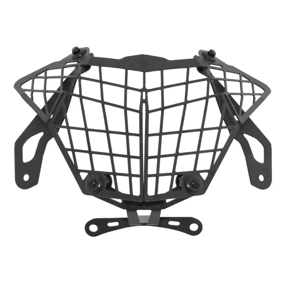 Черная защита для передней фары защитная крышка радиатора KAWASAKI Versys-X 300 KLE X300 Versys