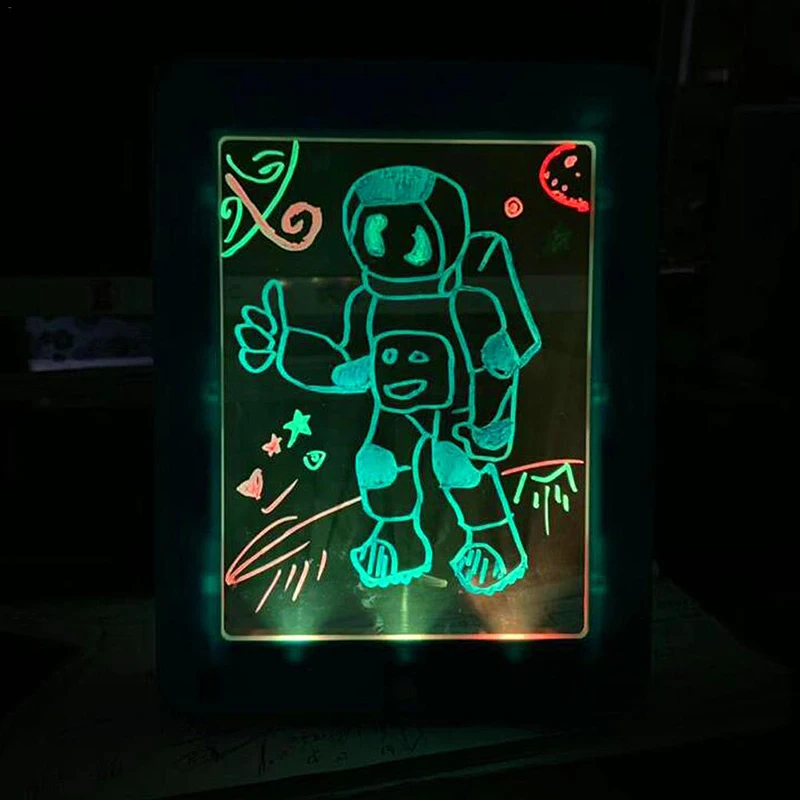 3D доска для рисования с игрушками оригинальная волшебная цветная ручка планшет