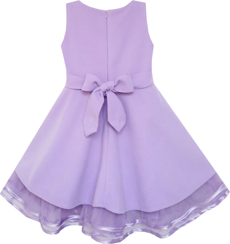 Girls Dress Princess Worsted Winter Christmas Lace Purple 2020 Summer Wedding Party Dresses Girl Clothes Pageant Sundress | Детская