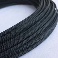 34681012161820253040mm cable sleeves black pet 3 wire dense snakeskin wire mesh nylon shock signal cable sets