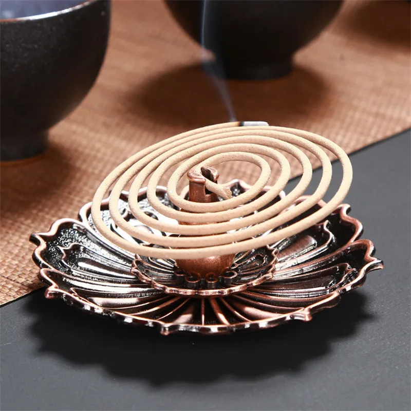1 комплект сплав благовония Горелка Lotus Base Plug креативный Zen маленький держатель